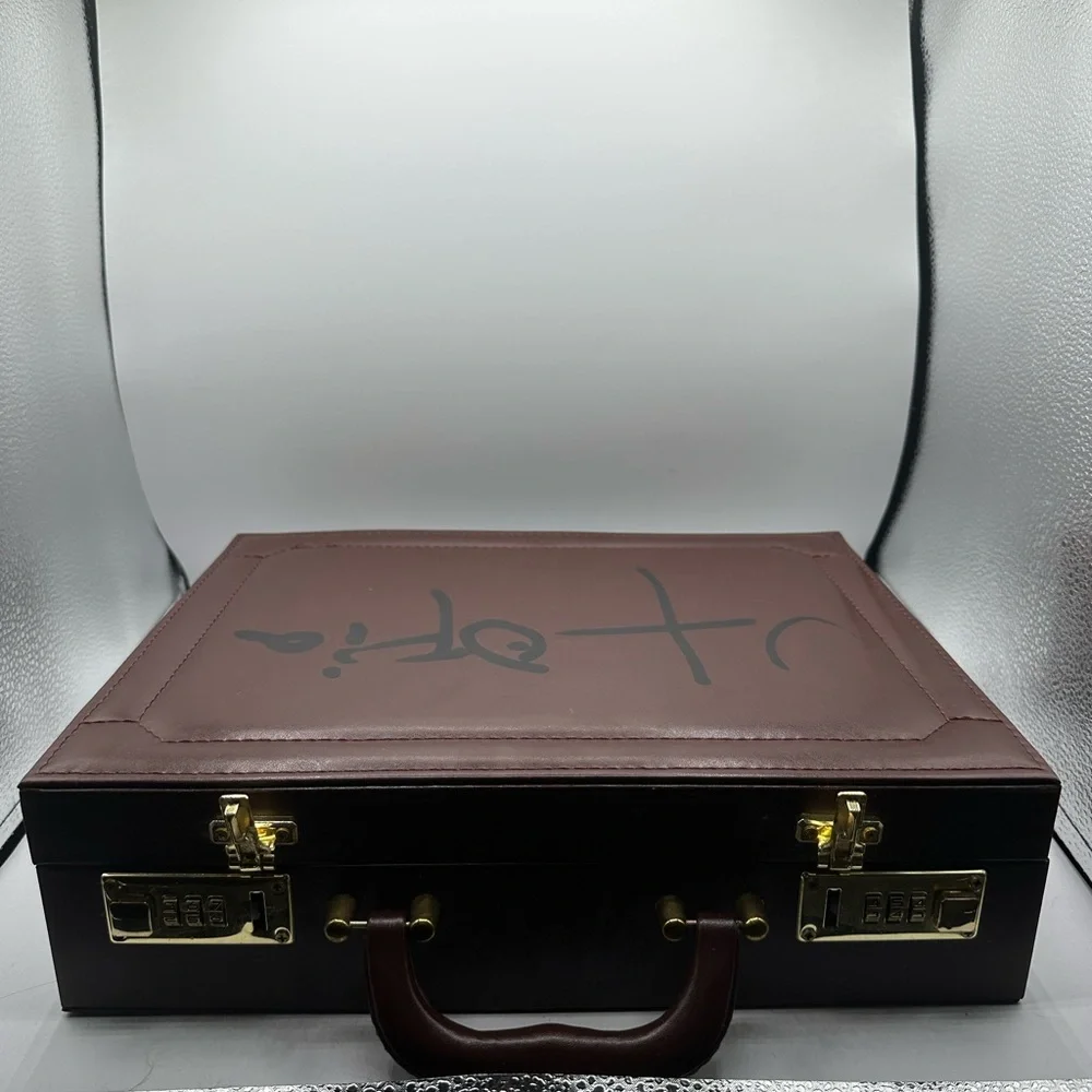 Travis Scott - Cactus Jack Brown Leather Briefcase Brand New